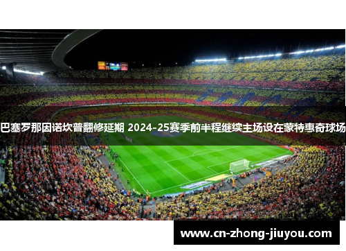 巴塞罗那因诺坎普翻修延期 2024-25赛季前半程继续主场设在蒙特惠奇球场 巴塞罗那因诺坎普翻修延期 2024-25赛季前半程继续主场设在蒙特惠奇球场